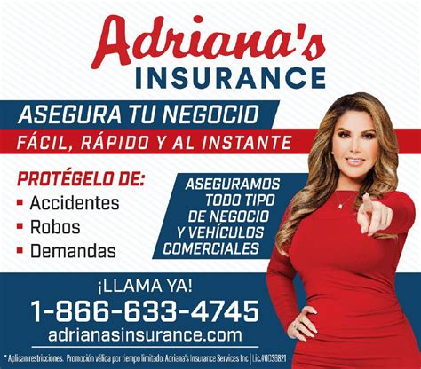 adriana's insurance website